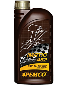 Sürətlər qutusu üçün yağ Pemco Imatic 452 AG 52 VW TL 52 162 Special 1 lt