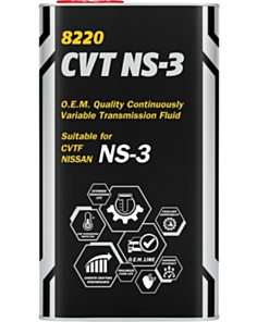 Sürətlər qutusu üçün yağ Mannol 8220 CVT NS-3 O.E.M Quality Continuously 1L Special