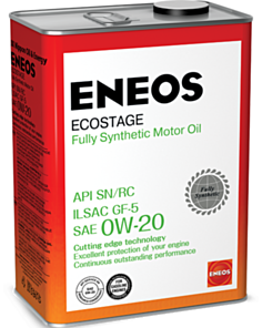 Mühərrik yağı Eneos Ecostage 0W-20 4L