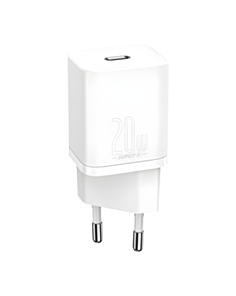 Adapter Baseus Super SI 20W 1C Quick Charger White (CCSUP-B02)