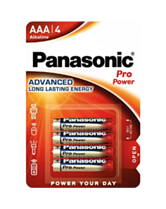 Batareya Panasonic R03XEG/4BPR BAT Pro Power 5410853039006