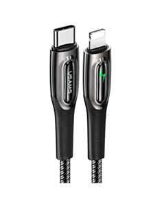 Naqil Usams US-SJ518 USB Type-C to Lightning 1.2 m 20W SJ518USB01 Black