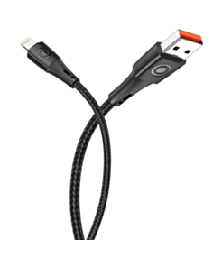Naqil Euroacs EU-Y12 Braid USB Type-A to Lightning 1 m ACHRKA440430 Black
