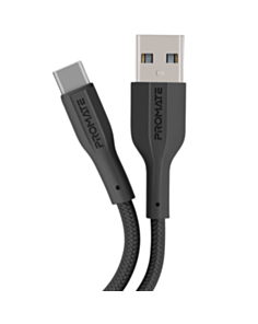 Naqil Promate USB Type-A to USB Type-C XCORD-AC.BLACK Black