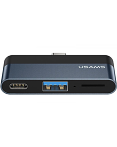 Hub Usams US-SJ491 / SJ491HUB01 Dark Grey