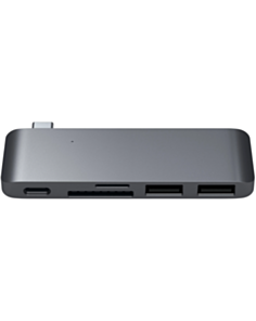 USB Hub Satechi Pass-Through USB Type-C ST-TCUPM Space Gray