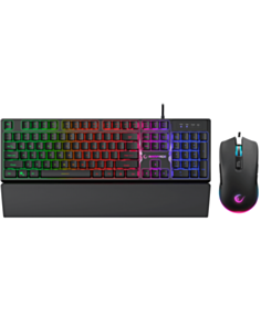 Oyun klaviaturası Rampage KM-RX7 Fortuna V2 Combo Black