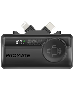 Power Bank Promate PowerUp-Trio 5000 mAh Black