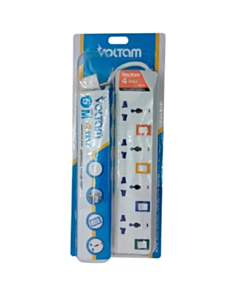 Uzadıcı Voltam 5 m VP-33 4 Way Universal Type Power Strip