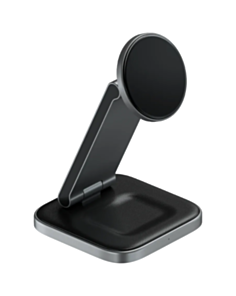 Simsiz enerji toplama cihazı Satechi 3in1 Foldable Qi2 ST-Q31FM-EA Space Gray