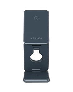 Simsiz enerji toplama cihazı Canyon Foldable 15W 3in1 CNS-WCS309M Dark Gray