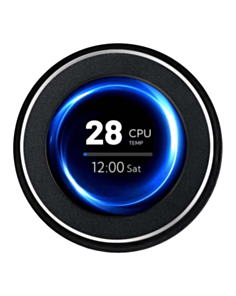 Gaming Porodo PC Health Monitor 2.1" Black PDX536
