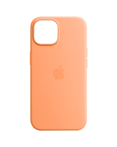 Qoruyucu örtük Apple iPhone 15 Silicone Case W/Magsafe Orange Sorbet MT0W3ZM/A