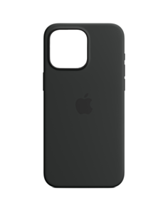 Qoruyucu örtük Apple iPhone 15 Pro Max Silicone Case W/MagSafe Black MT1M3ZM/A