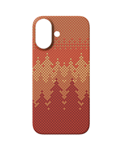 Qoruyucu örtük Comma iPhone 17 Woven Series Magnetic 6942297136816 Pinery Forest