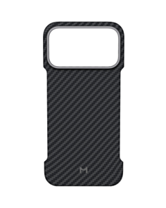 Qoruyucu örtük Magssory iPhone 17 Pro Max Aramid Zero CFB048 Black