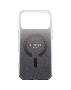 Qoruyucu örtük Guess iPhone 17 Pro Max GUHMP17XHGRCELK Black