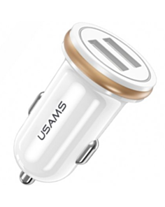 Avtomobil üçün adapter Usams US-CC050 C4 Dual USB CC50GC02