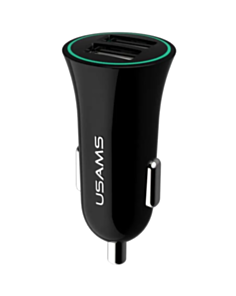 Avtomobil üçün adapter Usams US-CC013 Dual USB 21CHGC01