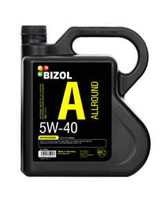 Mühərrik yağı Bizol Allround 5W-40 4 lt