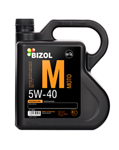 Motosiklet mühərrik yağı Bizol Moto 5W-40 4 lt
