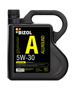 Mühərrik yağı Bizol Allaround 5W-30 A3/B4 4 lt