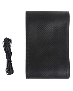 Sükan üçün örtük Nurmani 38 sm Half Hole Style Black