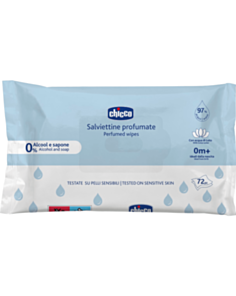 Nəm salfet Chicco Without Flip Cover 72 ədəd 8058664173747 