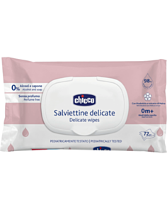 Nəm salfet Chicco Delicate 72 ədəd 8058664173778 