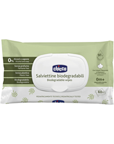 Nəm salfet Chicco Biodegradable 60 ədəd 8058664173785 