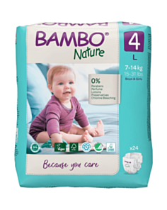 Uşaq bezləri Bambo Nature 4 24 ədəd 100001925411