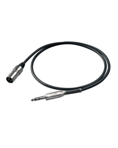 Proel BULK230LU3 6.3 mm stereo jack - XLR male / 3 m