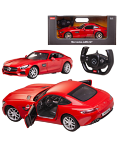 Oyuncaq avtomobil Rastar R/C 1:14 Mercedes-AMG GT Open Door by Manual 6930751309920