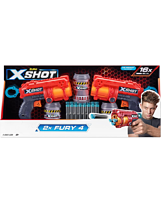 Zuru 2022-S002-X-Shot-Excel-Fury 4 2PK 193052040336