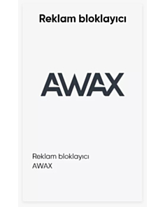 Reklam bloklayıcı Awax 6 ay