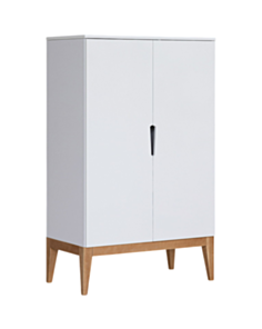 Dolab Antemi Mia White Wood