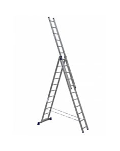 Nərdivan Alumet 3x11 pilləli aluminium  (H3 5311)