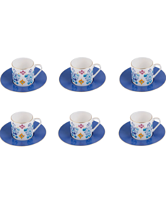 Qəhvə üçün fincan dəsti Porland Posh 12 parça 04ALM005546