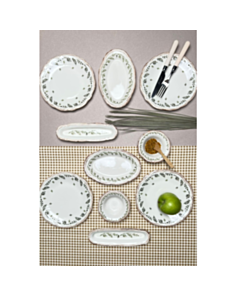 Səhər yeməyi dəsti Tabak Evi Stoneware Flower 14 parça FLY14YKPRS958
