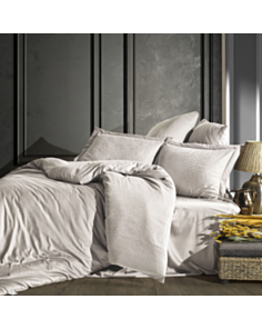 Tekstil yataq dəsti Şahəsər Jakarlı Saten Austin CK Krem