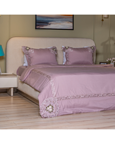 Tekstil yataq dəsti Cehizçi Laura Grand (WH-54) Purple