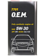 Mühərrik yağı Mannol 7701 O.E.M. For Chevrolet SAE 5W-30 4L Metal