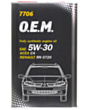 Mühərrik yağı Mannol 7706 O.E.M. For Renault-Nissan SAE 5W-30 1L Metal