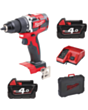 Дрель-шуруповерт Milwaukee M18CBLDD-402C (CASE+2X4.0)