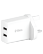 Адаптер Ttec SmartCharger Duo Travel 2SCS21B White