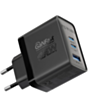 Adapter Promate Power Delivery GaN 45W PowerPort-45 Black