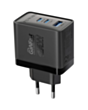 Adapter Promate Power Delivery GaN 45W PowerPort-45 Black