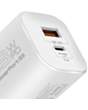 Adapter Promate Power Delivery GaN 33W PowerPort-33 White