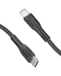 Adapter Promate 25W USB Type-C, USB Type-A with 60W Cable PowerPort-25CC Black