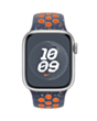 Kəmər Apple Blue Flame Nike Sport Band M/L / MUUU3ZM/A